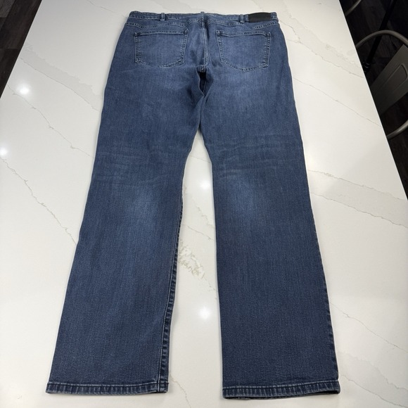 DL1961 Jeans Mens 40x33 Avery Relaxed Straight Seaport Dark Wash DL Ultimate - Picture 8 of 13